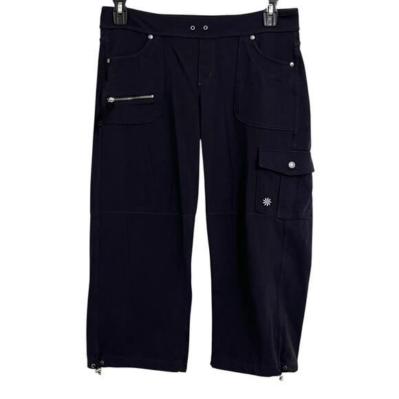 Athleta Cropped Cargo Capris - Picture 1 of 8